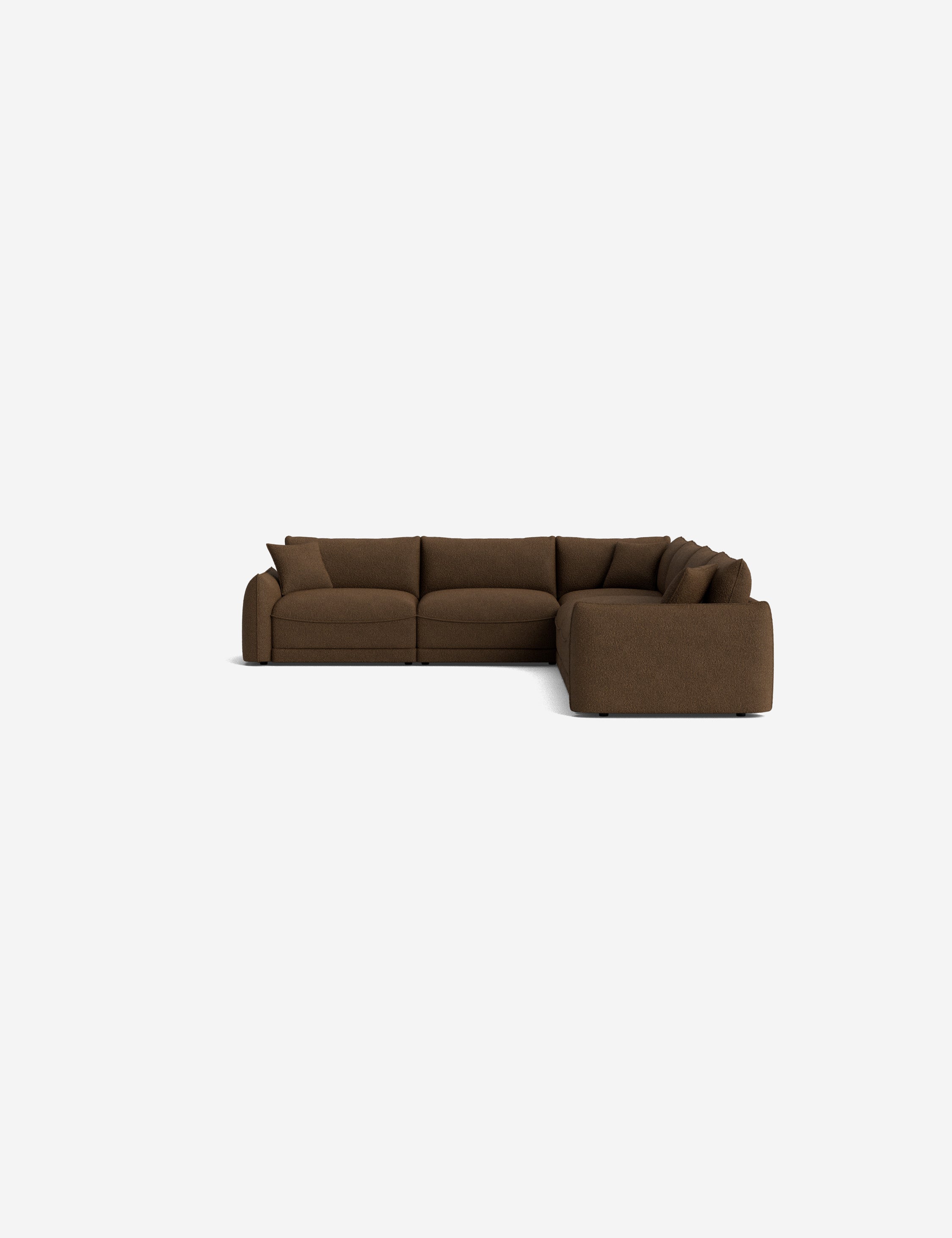 Balmer Modular Corner Sectional Sofa - Modern L-Shaped Living Room Couch with Reversible Chaise | Perfect for Small Spaces, Apartments & Family Gatherings