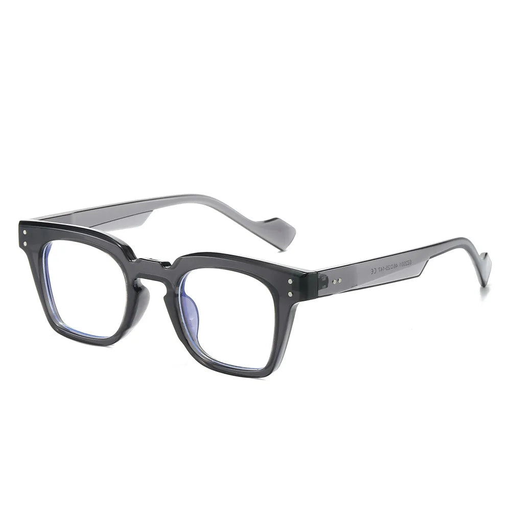 CCspace Women's Full Rim Square Polycarbonate Reading Glasses R57198 - Lightweight & Durable for Reading, Computer Work & Office Use