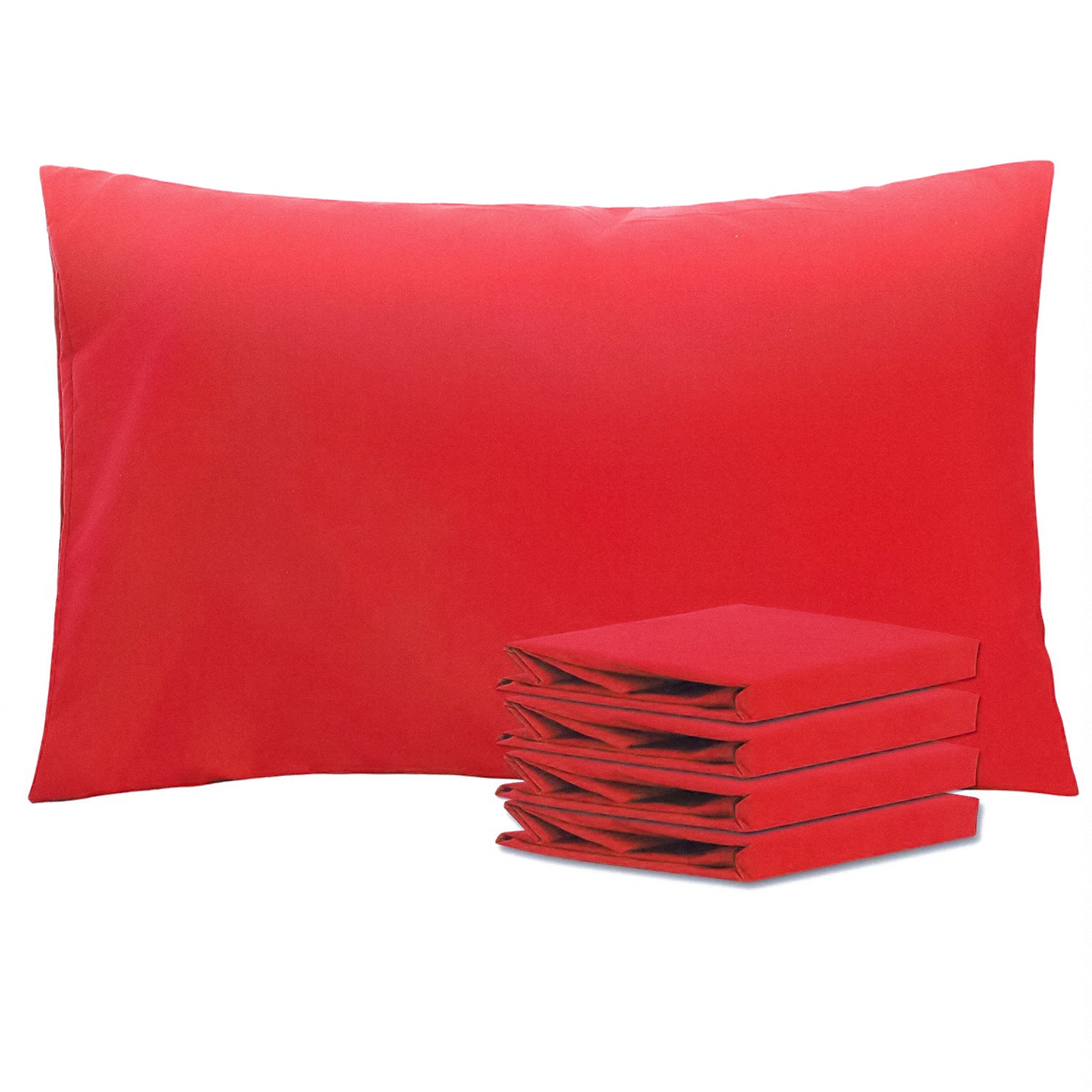 2 Pack Standard Pillowcases - Soft Brushed Microfiber, Wrinkle & Fade Resistant, Breathable & Hypoallergenic | NTBAY® for Bedroom, Hotel, Travel & Home Decor