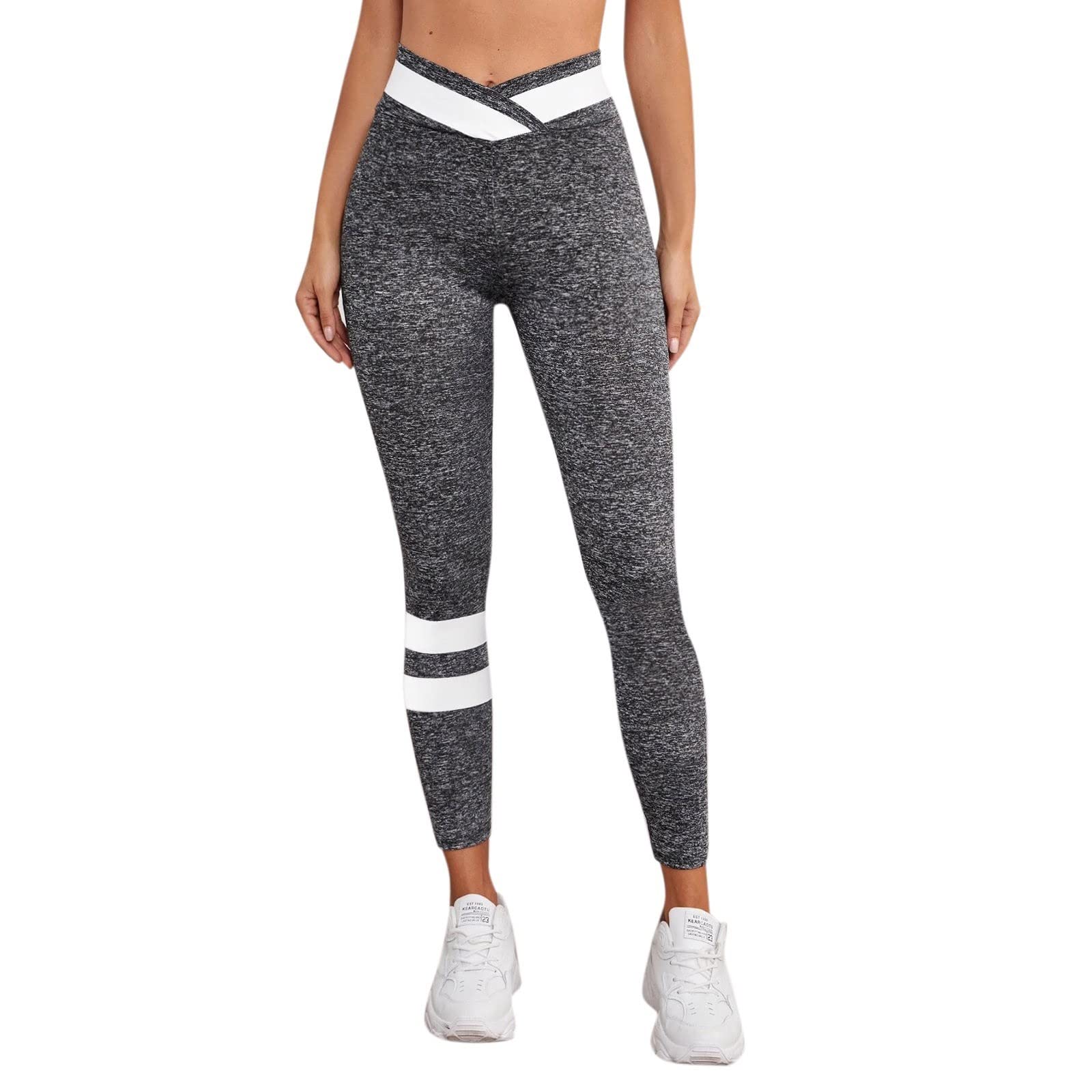 High Waist Yoga Pants for Women - Stretchy Workout Leggings for Running, Fitness & Gym - Comfortable Athletic Sports Tights for Yoga, Pilates & Daily Wear
