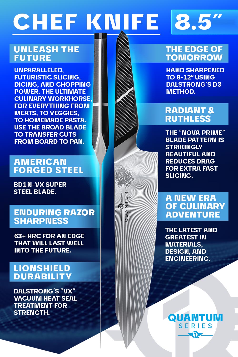 Premium Dalstrong Quantum 1 Series 8.5