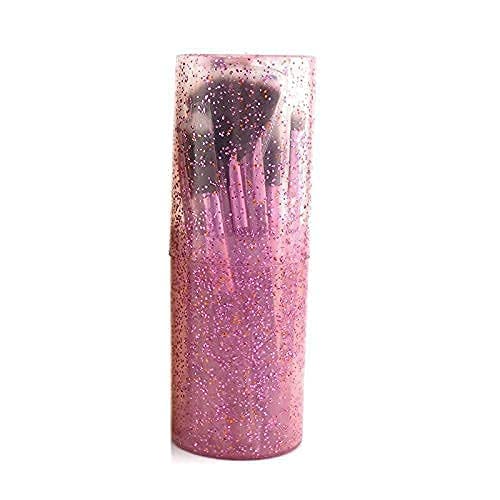 CARAPACE 12-Piece Glitter Dust Makeup Brush Set with Shimmer Storage Case - Professional Cosmetic Brushes for Eyeshadow, Blush, Contouring - Perfect for Makeup Artists & Beauty Enthusiasts