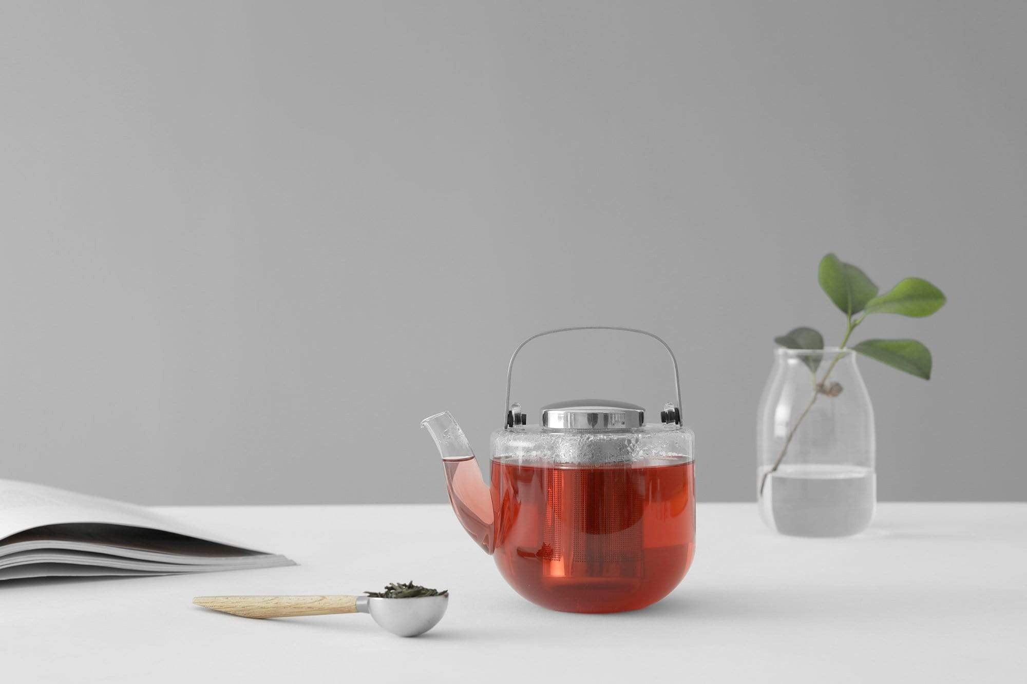 Premium Bjorn Teapot - 22 Oz Ceramic Tea Pot with Ergonomic Handle & Stainless Steel Infuser - Perfect for Loose Leaf Tea, Herbal Tea & Home Decor - Ideal for Afternoon Tea, Gifts & Kitchen Essentials