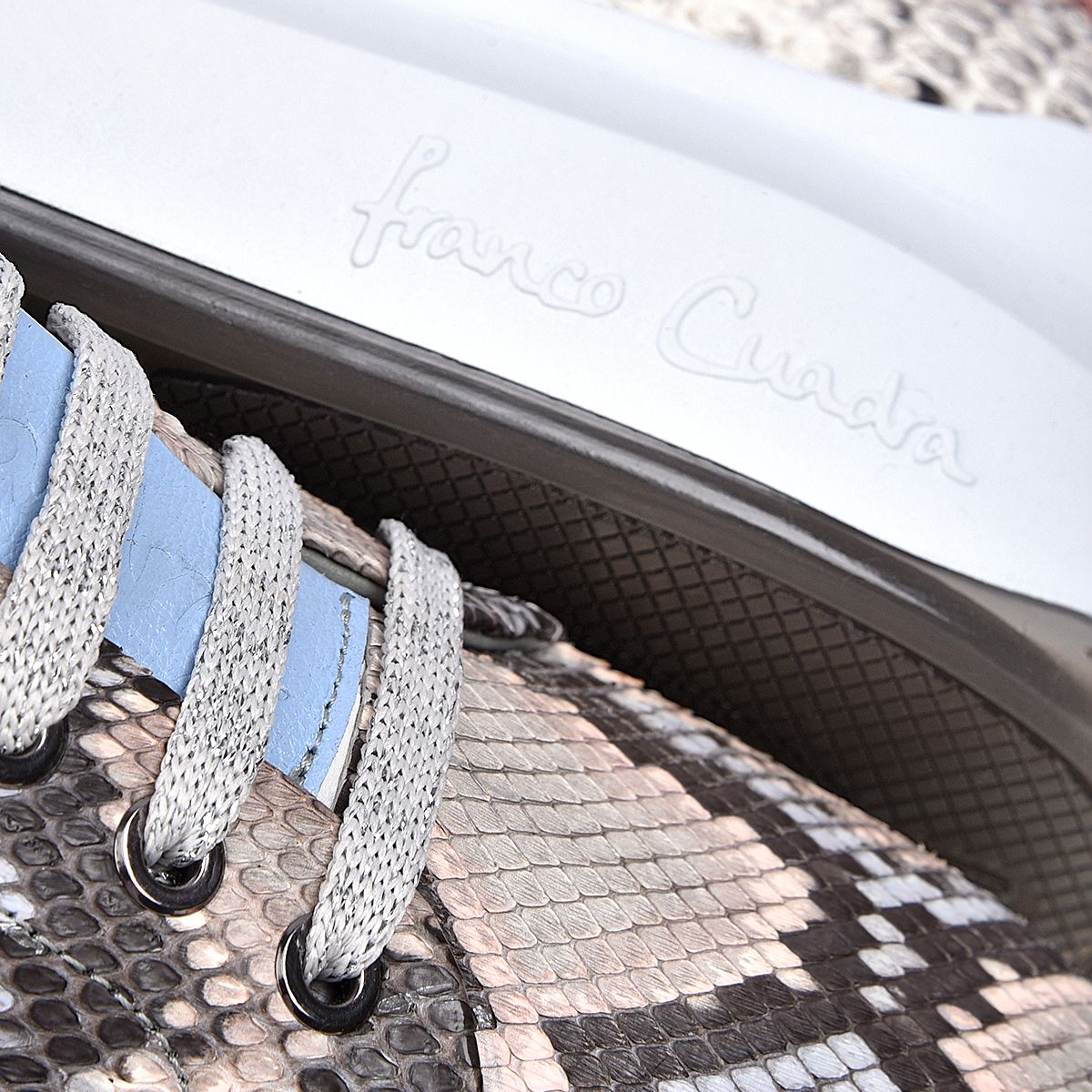 Women's Cuadra Blue Casual Fashion Python Sneakers - Stylish & Comfortable for Everyday Wear, Work & Outings