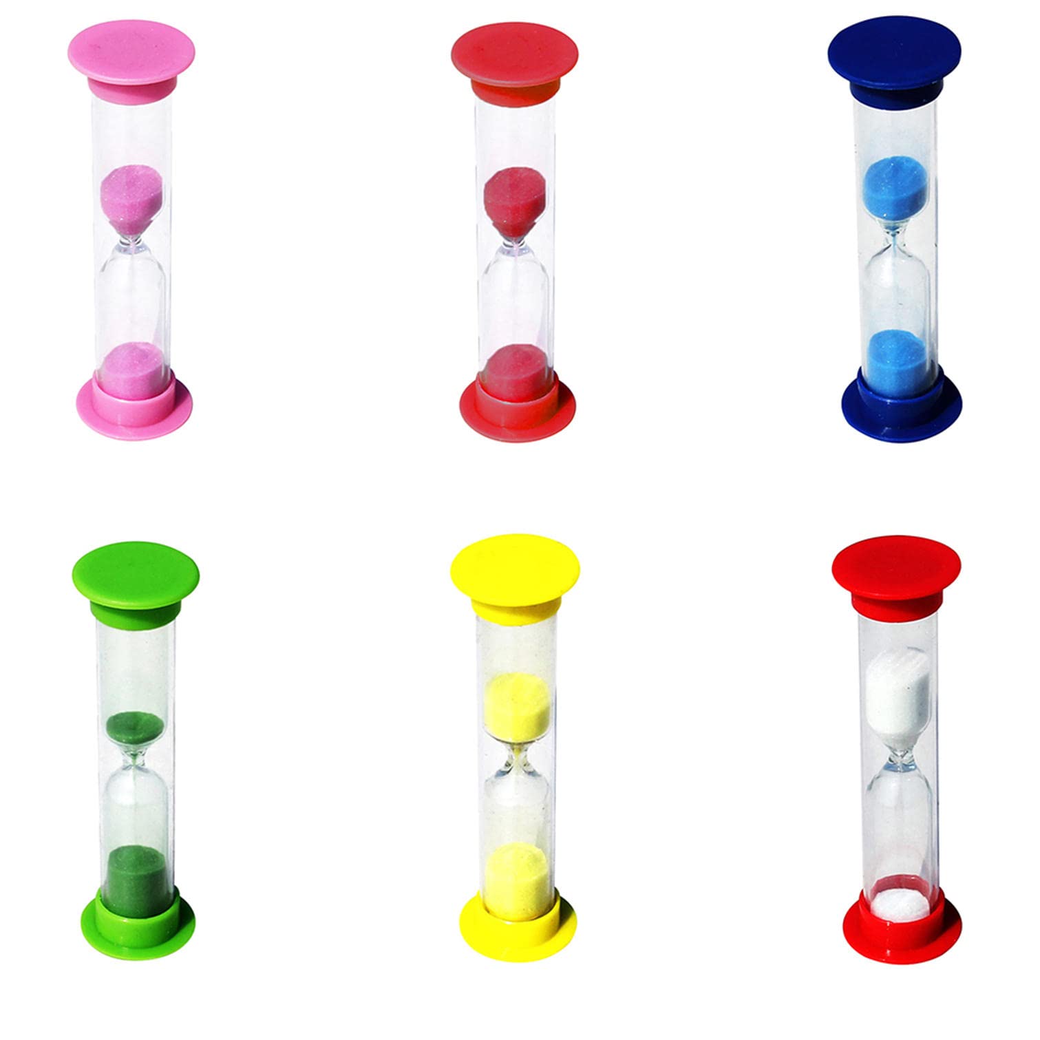Colorful 2-Minute Sandglass Timer - Small Hourglass for Kids, 120-Second Creative Birthday Gift - Perfect for Games, Classroom Activities & Time Management
