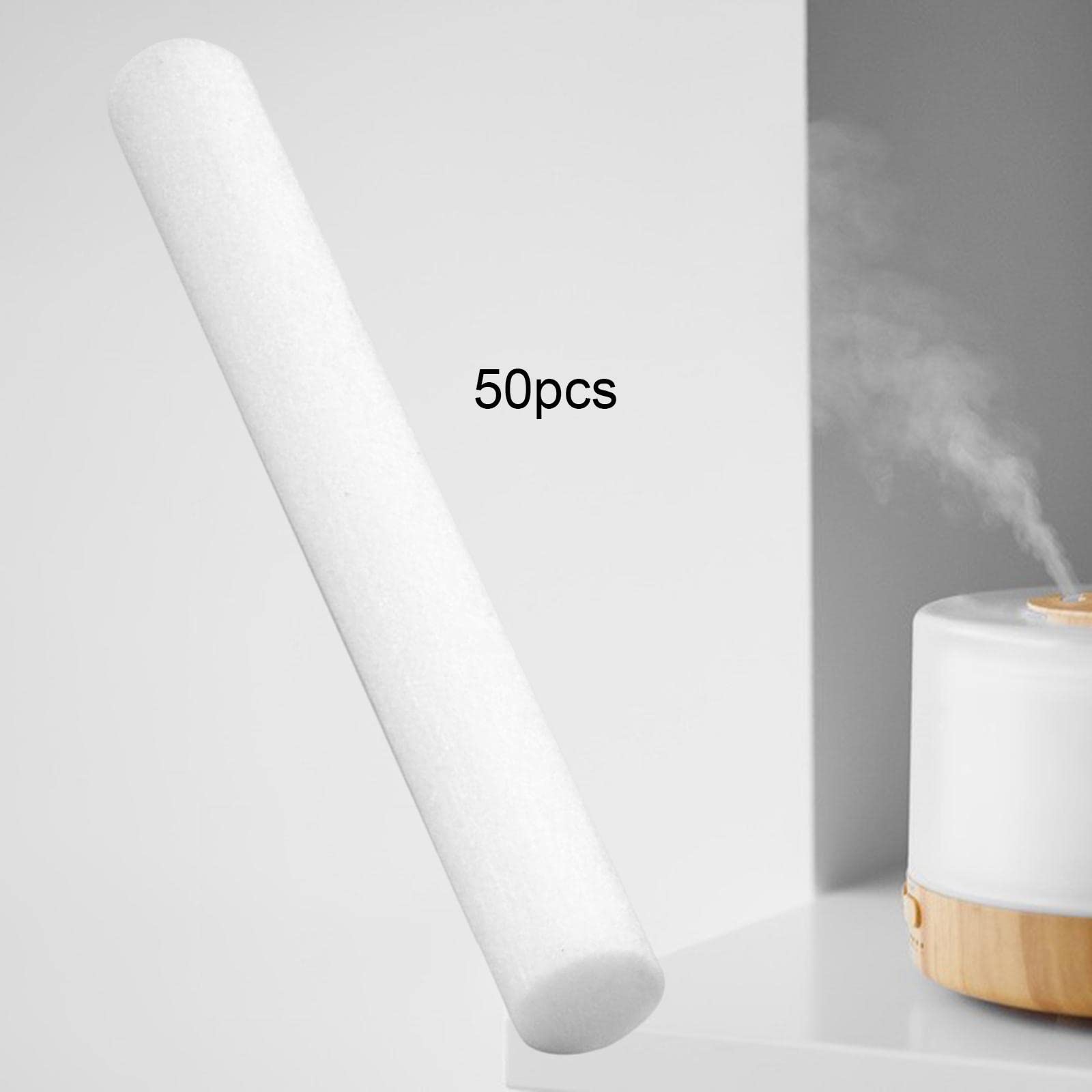 50PCS Aromatherapy Diffuser Reeds - Replacement Filter Pads & Humidifier Wicks (20cm x 8mm) for Essential Oil Diffusers, Humidifiers, Air Fresheners - Perfect for Home, Office, Spa Relaxation