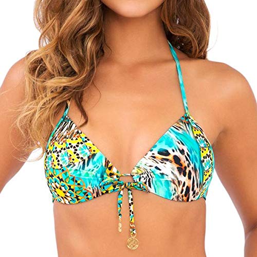 Luli Fama Women's Bandeau Bikini Top - Sexy Strapless Swimwear for Beach & Pool - Perfect for Summer Vacations, Tropical Getaways, and Resort Wear