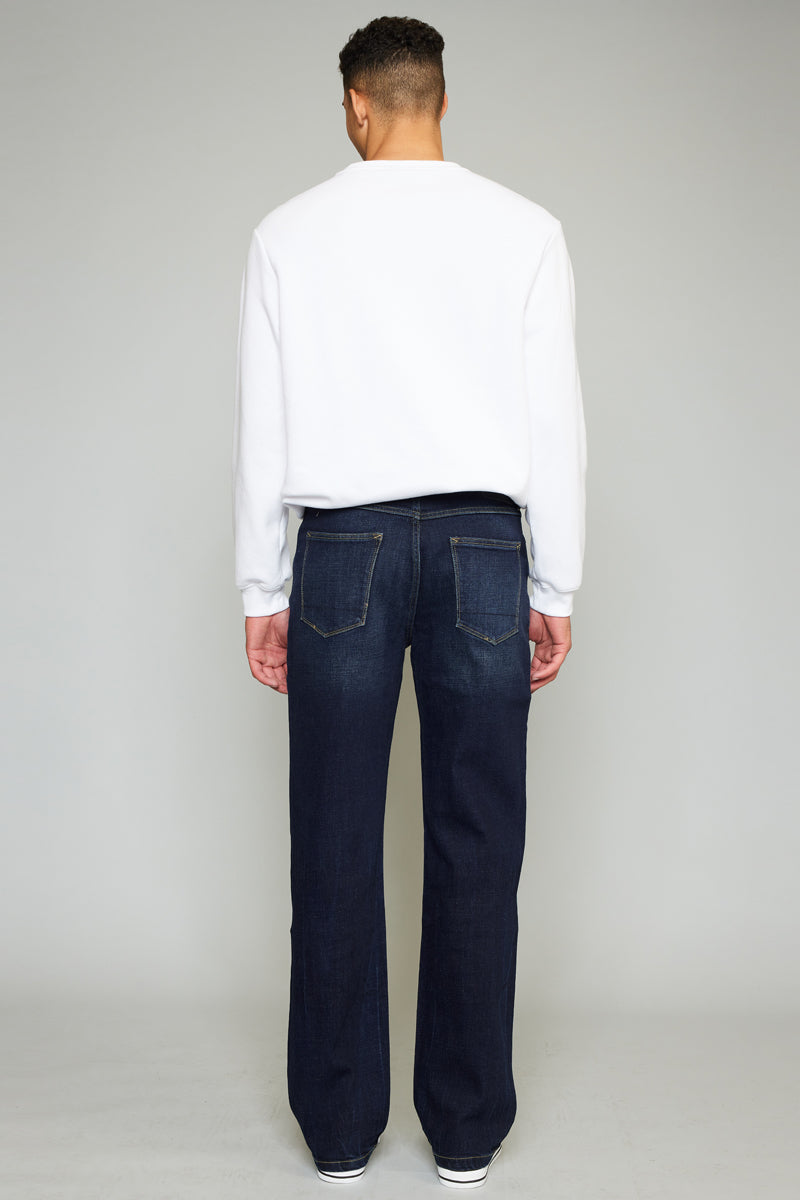 Joey Dark Straight Jeans for Men - Classic Slim Fit Denim Pants | Perfect for Casual Wear, Office & Night Out
