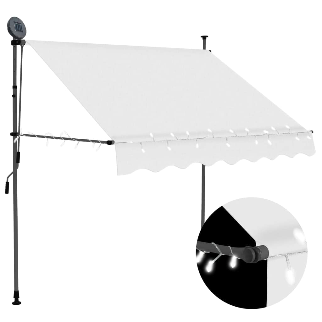 Manual Retractable Patio Door & Window Awning - 59.1
