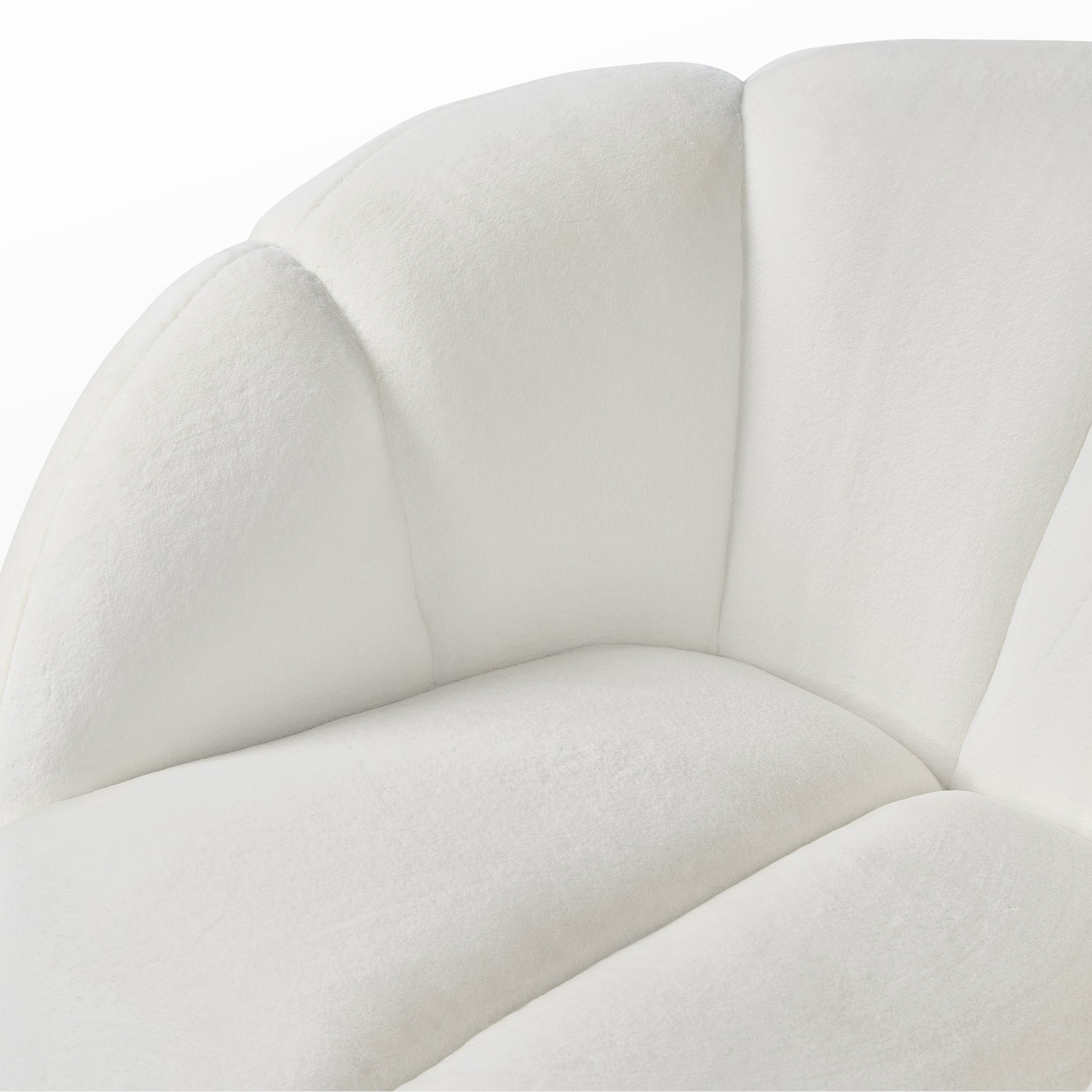 Modern Curved Sofa Set by Adele - Stylish Living Room Furniture for Small Spaces & Apartments | Perfect for Lounging, Entertaining & Relaxing
