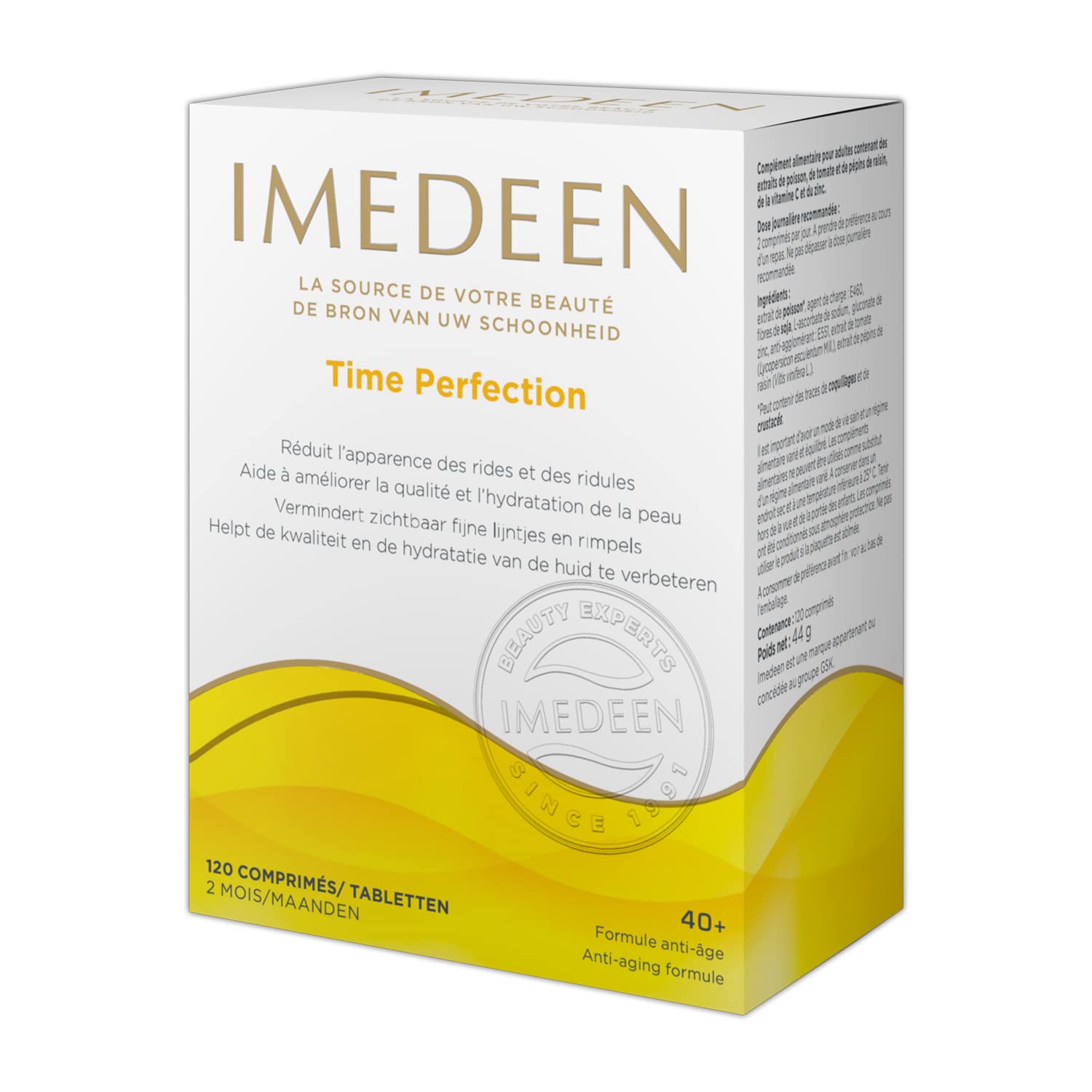 Imedeen Time Perfection Anti-Aging Supplement - 120 Tablets for Youthful Skin & Collagen Support | Daily Skincare & Beauty Routine