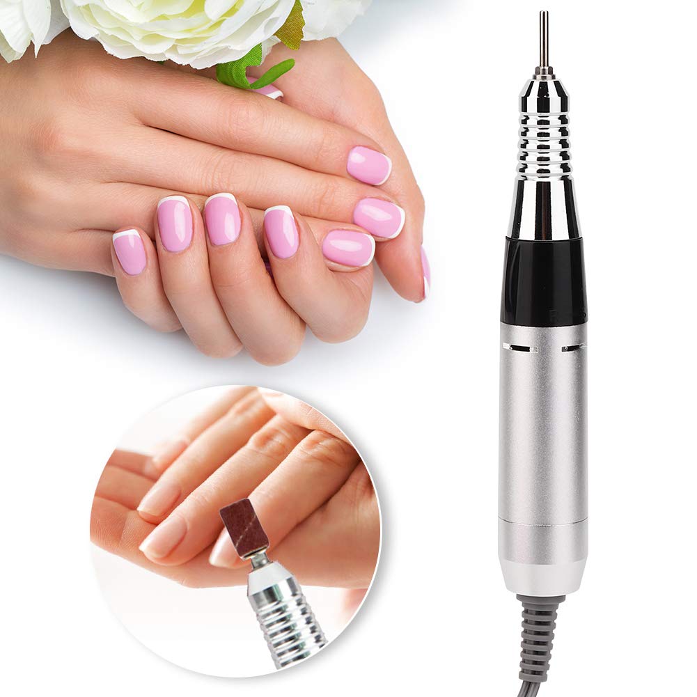 35,000 RPM Professional Electric Nail Drill - Portable Manicure Machine Pen for Nail Art, Acrylics & Gel Polish | Perfect for Nail Salons & At-Home Manicures | Salon-Grade Nail File Kit for Smoothing, Shaping & Polishing