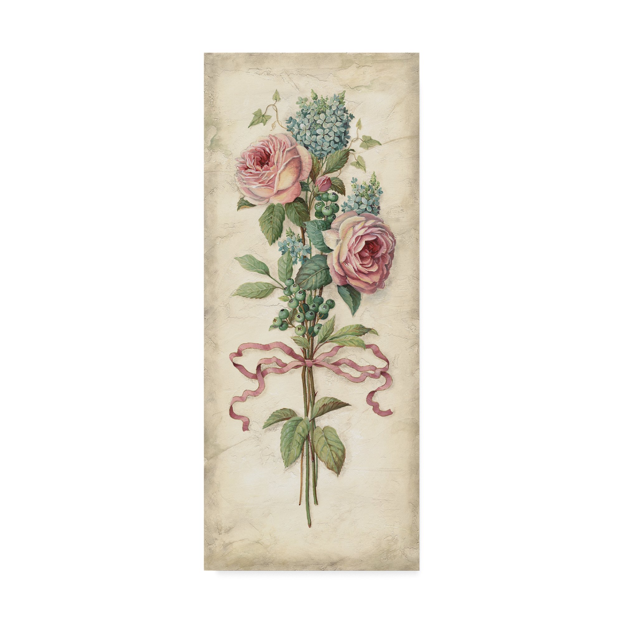 Lisa Audit Rose Bouquet 1 - 14x32 Inch Floral Wall Art Print for Living Room, Bedroom & Office Decor | Perfect Gift for Home & Wedding