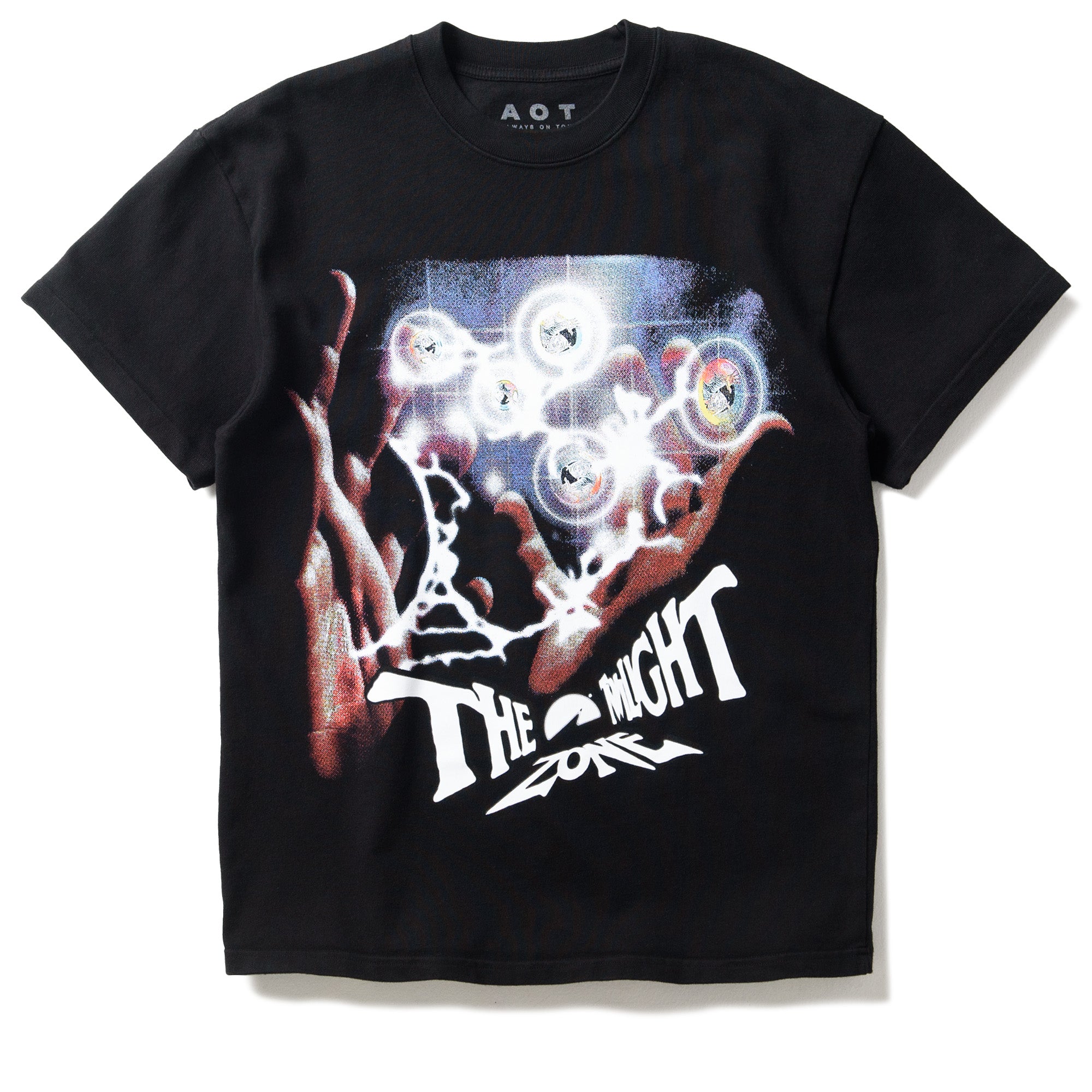 Always On Tour Twilight Zone V2 T-Shirt - Black | Vintage Band Tour Tee for Concerts & Music Lovers