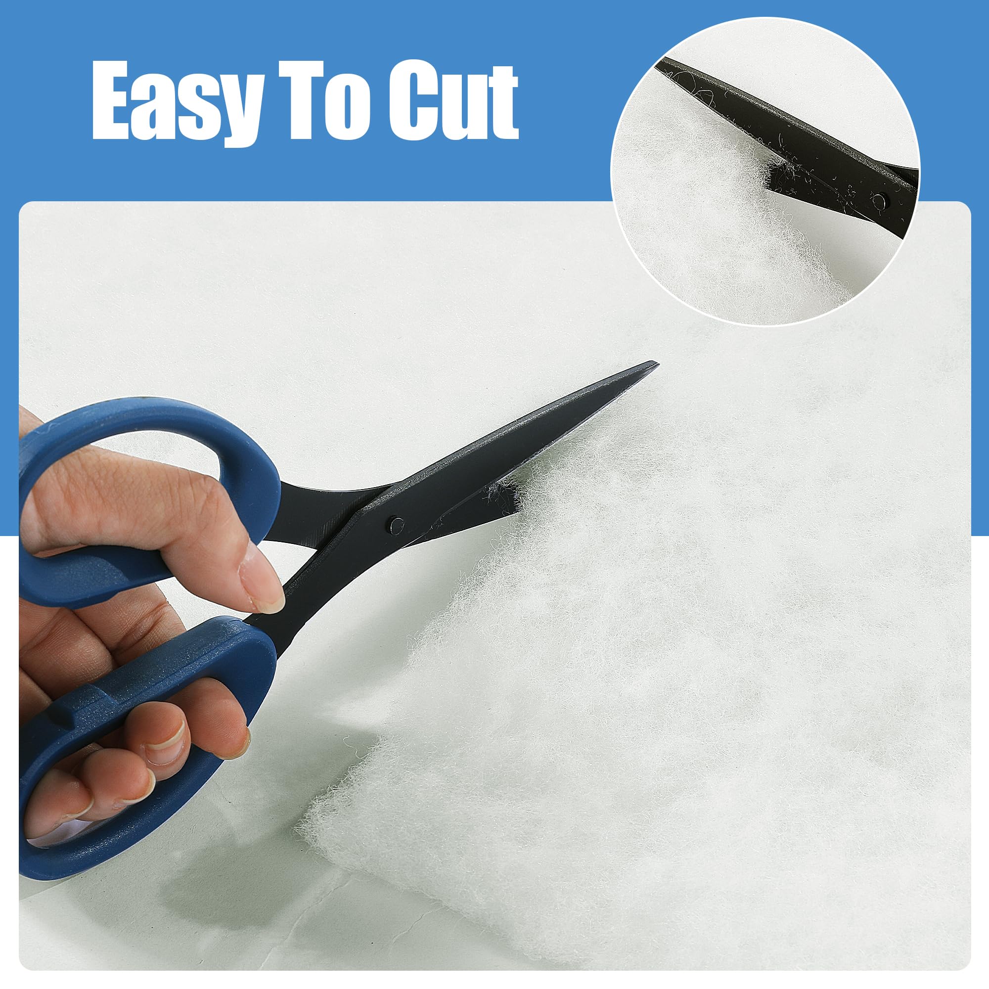 Premium 100% Microfiber Quilt Batting - Ultra Soft & Durable 108