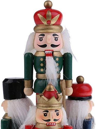 Handcrafted Wooden Nutcracker Music Box - Red Handpainted Nutcracker Soldier Drummer Figurine | Christmas Holiday Home Decor & Gift for Collectors | Perfect for Xmas Tree Ornaments, Mantel Displays & Festive Centerpieces