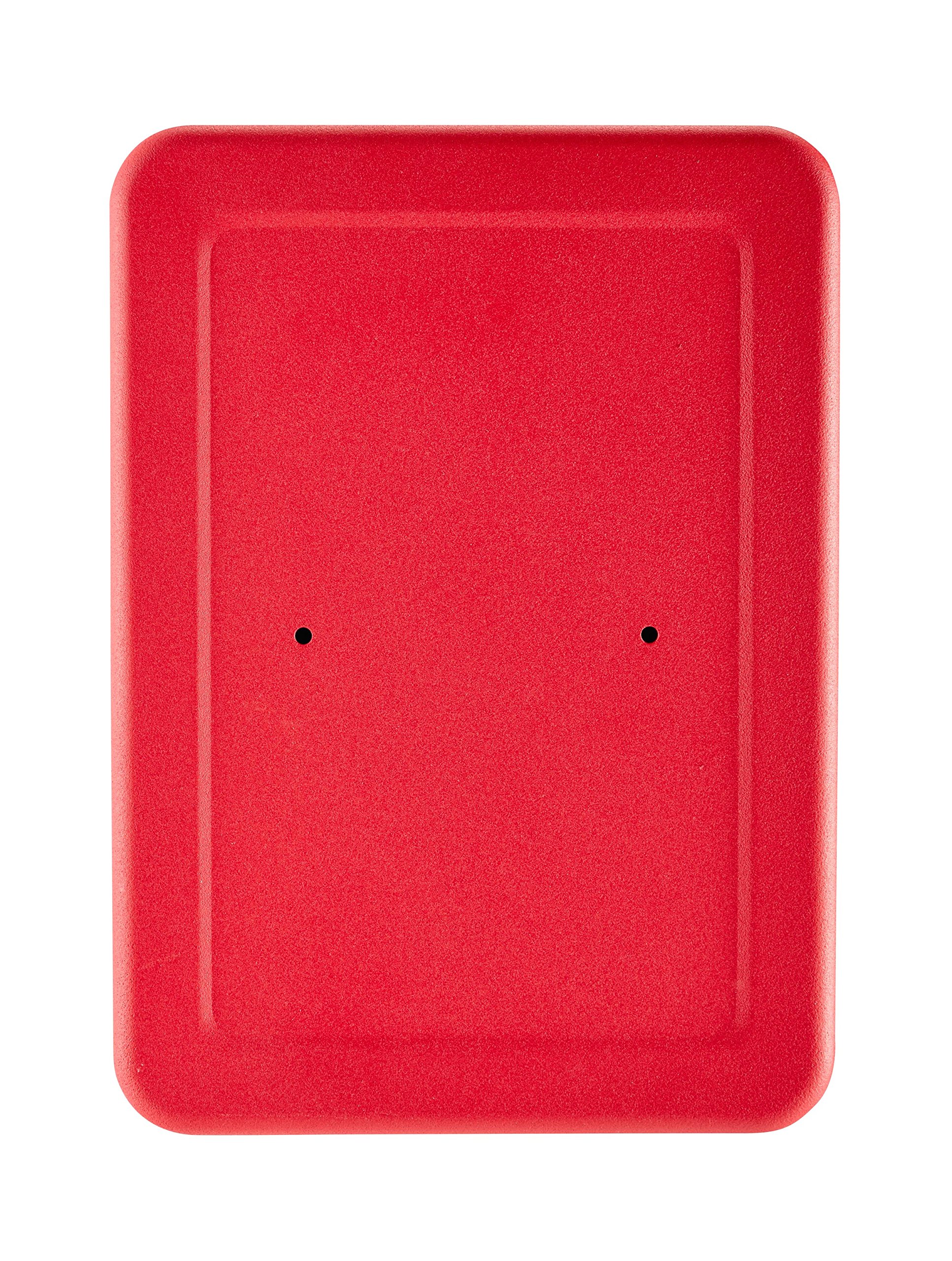 AdirOffice 48-Key Steel Security Storage Cabinet - Heavy Duty Key Holder & Lock Box (Black & Red) - Perfect for Home, Office & Hotel Key Organization