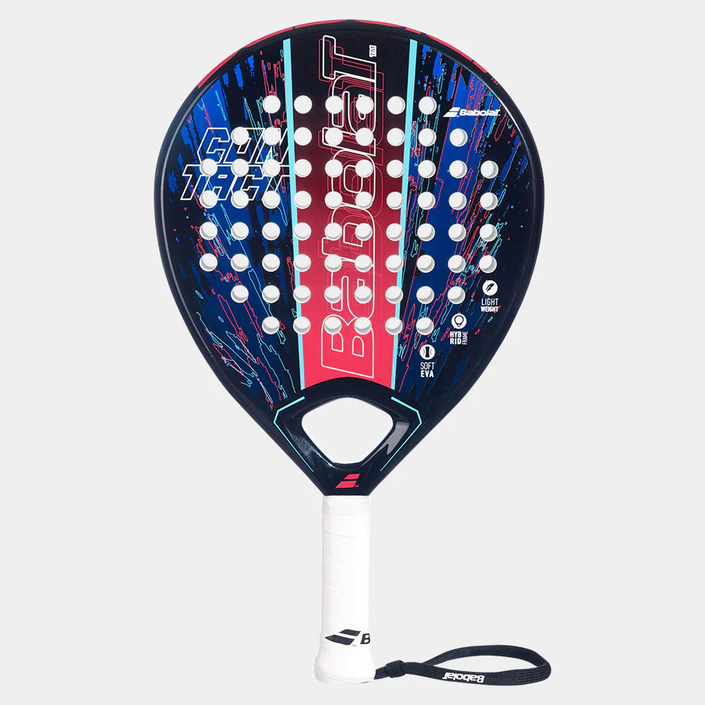Babolat Contact Padel Racket 2023 - Premium Carbon Fiber Paddle for Advanced Players | Perfect for Competitive Matches & Training Sessions