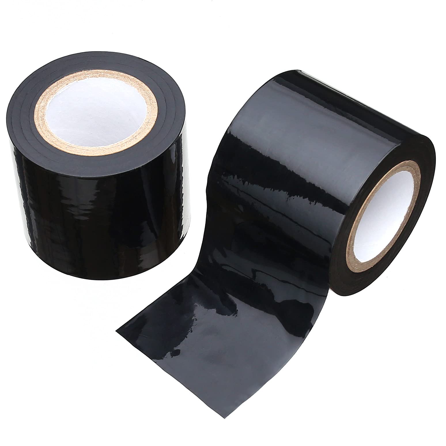 Fetish SM Adult Toy - Sex Restraint Bondage Tape & Static Electrostatic Tape (2 Pack, Black) | BDSM Play, Sensory Restraint, Erotic Roleplay Accessories