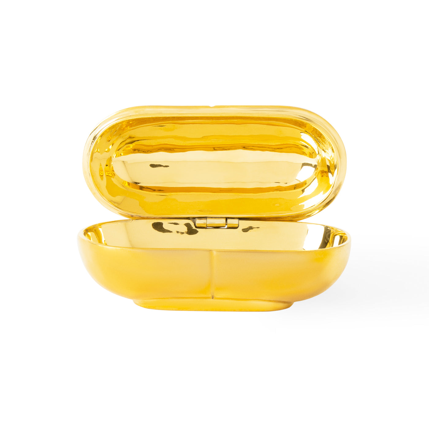 Premium Brass Pill Box for Prozac 30771 - Elegant & Durable Medication Organizer for Travel, Home, or Office Use