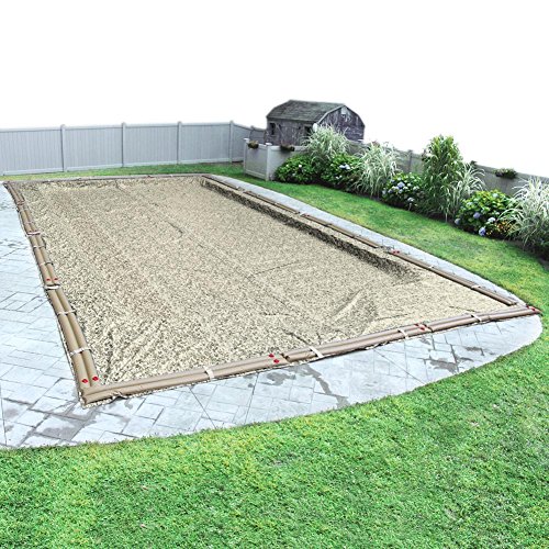 Robelle 531636R Desert Camo Winter Pool Cover 16x36 ft - Heavy Duty In-Ground Swimming Pool Cover for Snow & Ice Protection | Perfect for Winterizing Backyard Pools in Cold Climates