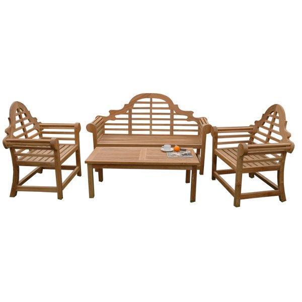 **Marlborough 3-Piece Outdoor Patio Conversation Set with Cushions – Perfect for Garden, Backyard, and Poolside Relaxation**