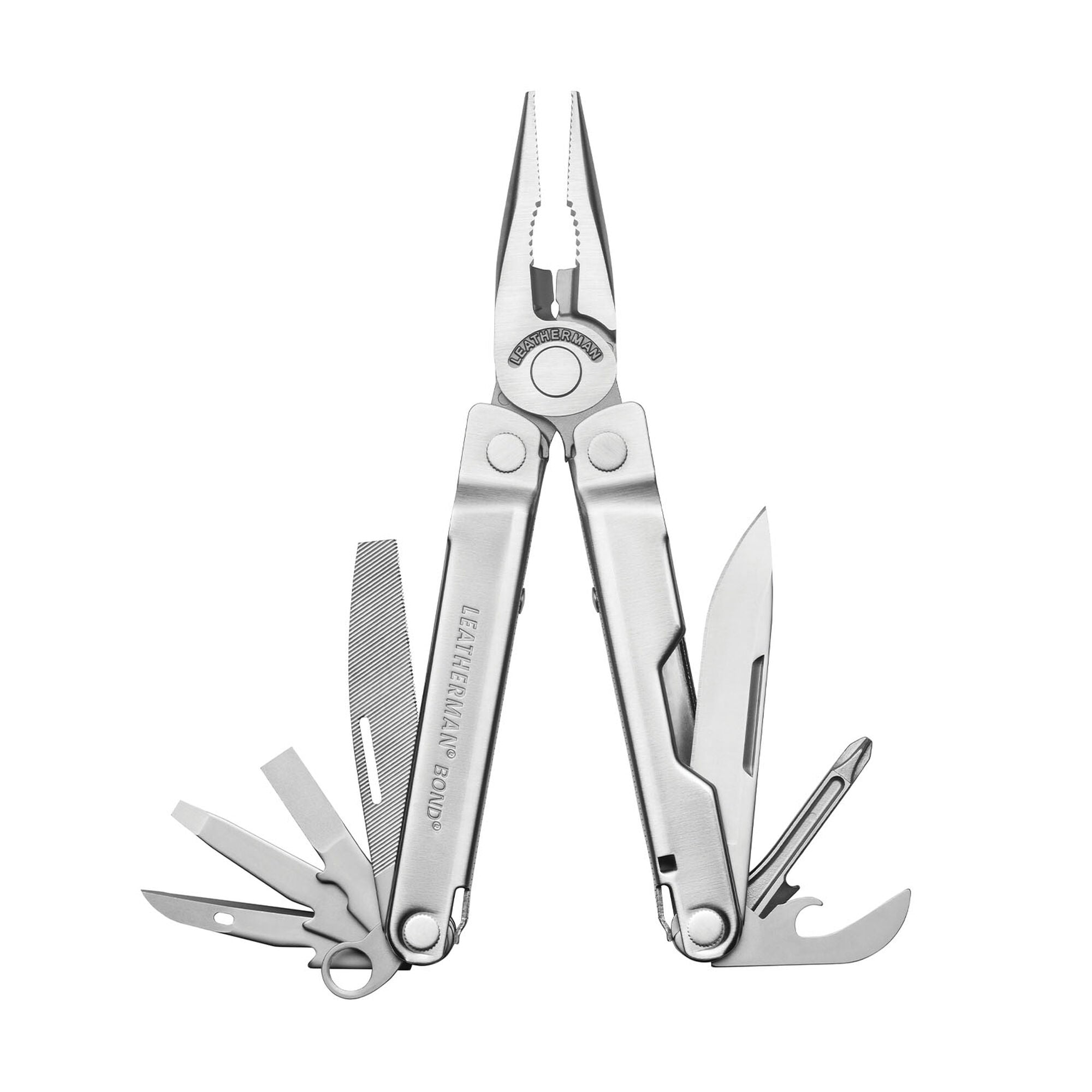 Leatherman Bond Multitool - 14-in-1 Stainless Steel Pocket Tool with Pliers, Knife, Screwdrivers | Perfect for Camping, Hiking, DIY & Everyday Carry (EDC)