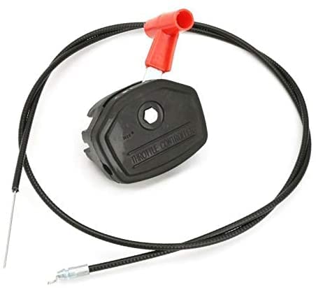 1pc Alloy Throttle Cable Lever 142cm (56 Inch) for Lawn Mower - Choke Control Handle Kit with Durable Switch - Perfect for Small Engine Repair & Outdoor Power Equipment Maintenance
