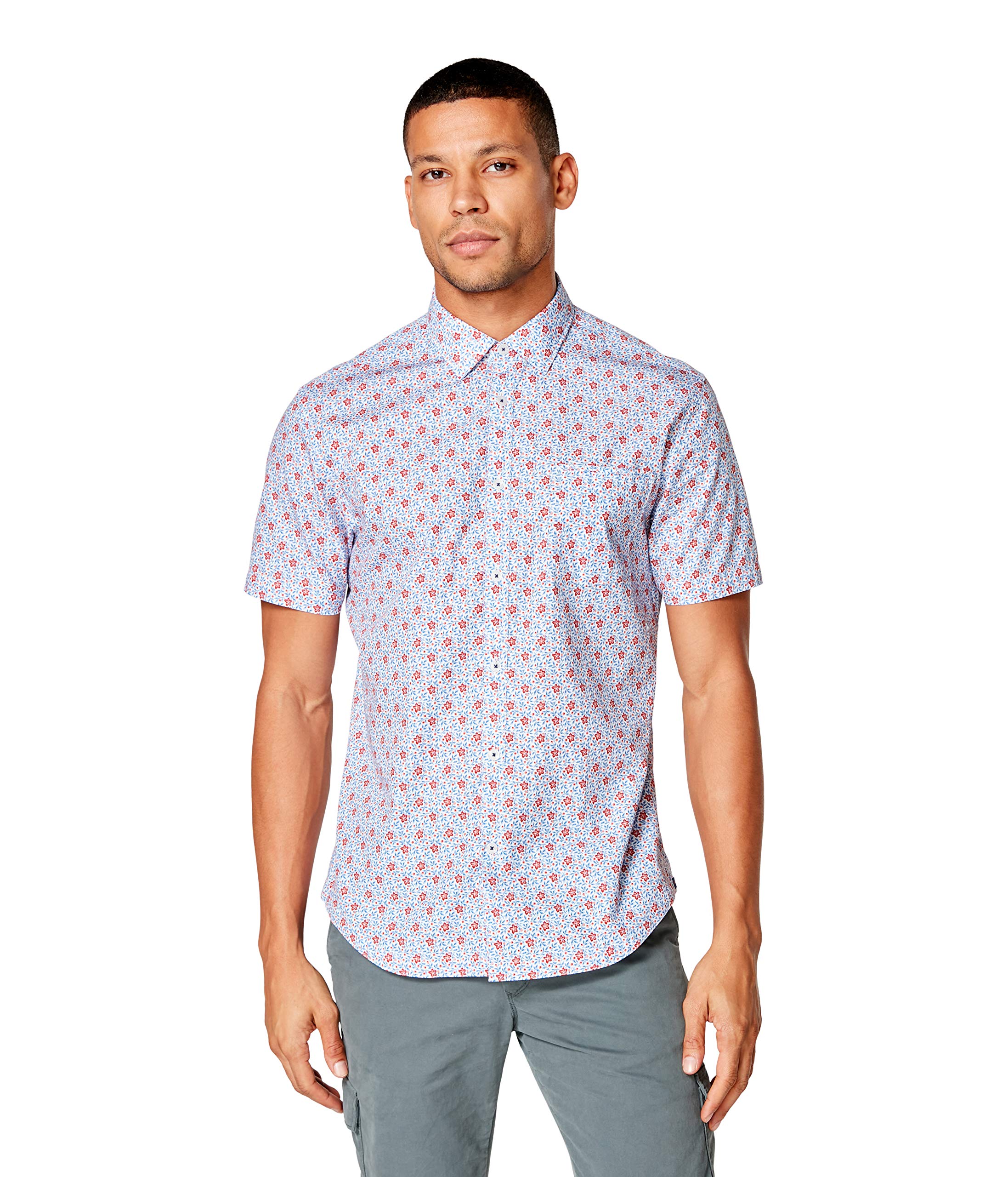 Good Man Brand Men's Woven Button Down Shirt - Casual & Formal Wear for Office, Dating & Business Meetings