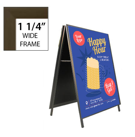 36x36 A-Frame Sign Holder with 1 1/4