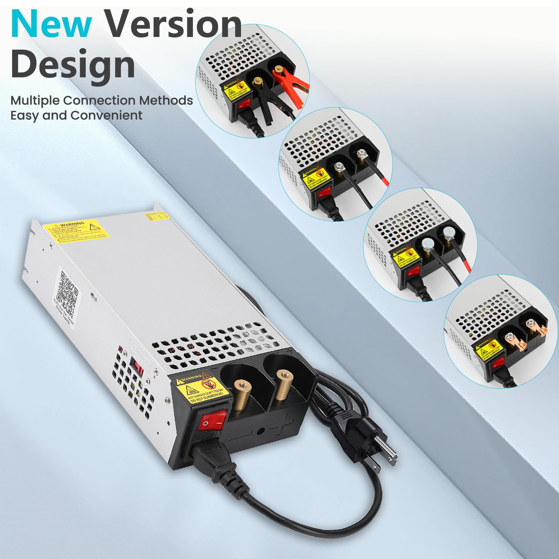 24V 50A 1200W Power Supply Converter - AC 110V to DC 24V Transformer Adapter - High Efficiency Switching PSU for LED Strips, CCTV Cameras, Security Systems, 3D Printers & Ham Radios - Perfect for Home/Office Electronics & DIY Projects