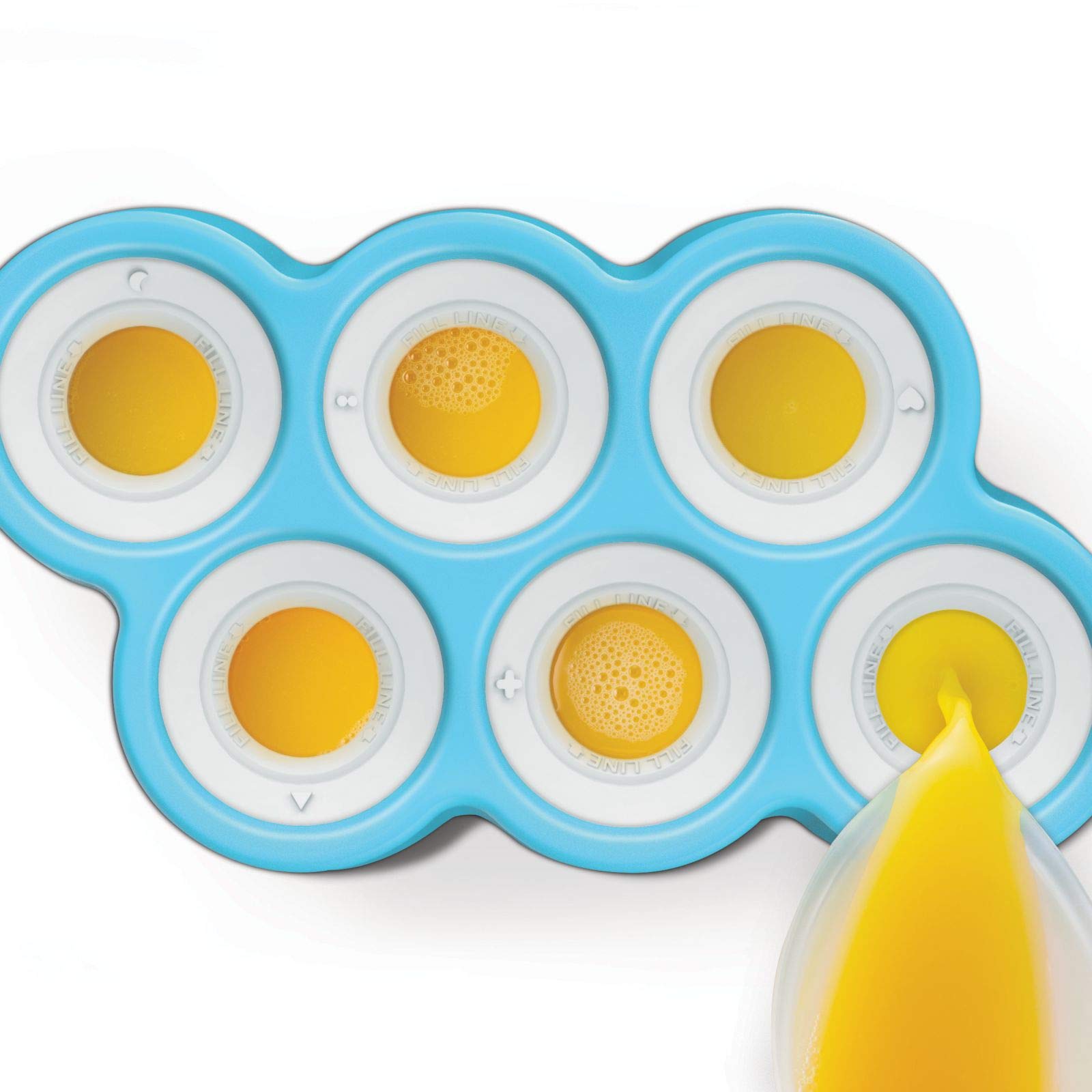 Zoku Polar Pop Molds - 5 Explorer-Themed Popsicle Molds in One Tray | BPA-Free, Easy Release | Perfect for Kids' Summer Treats & Party Snacks