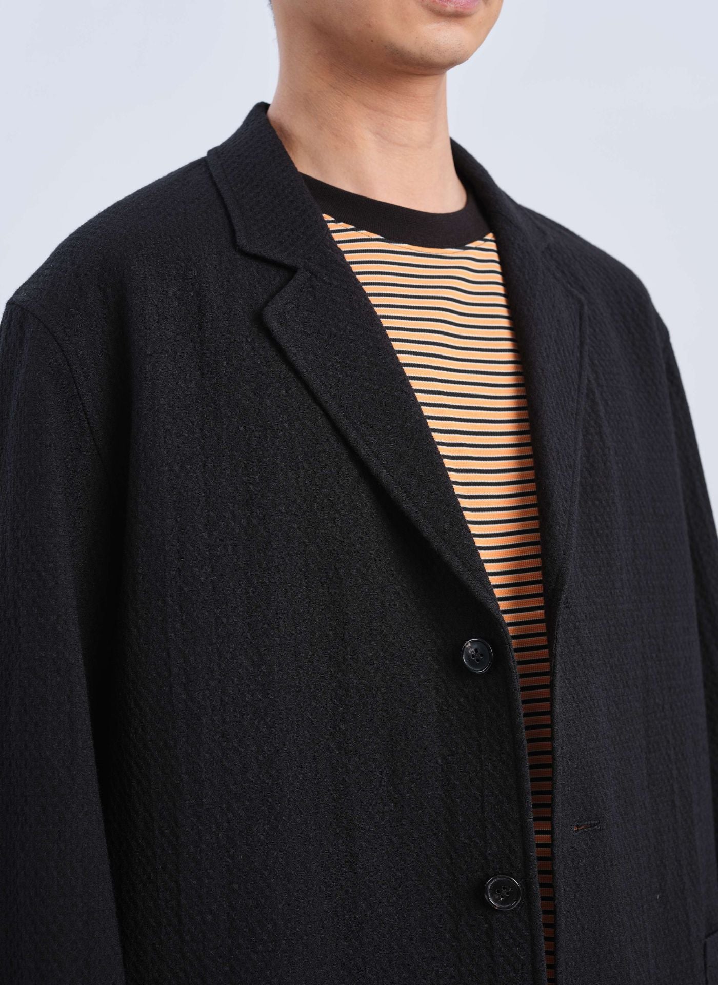 Premium Marzotto Wool Spandex Blazer for Men - Soft & Comfortable Single Breasted Business Jacket - Perfect for Office, Meetings & Formal Events