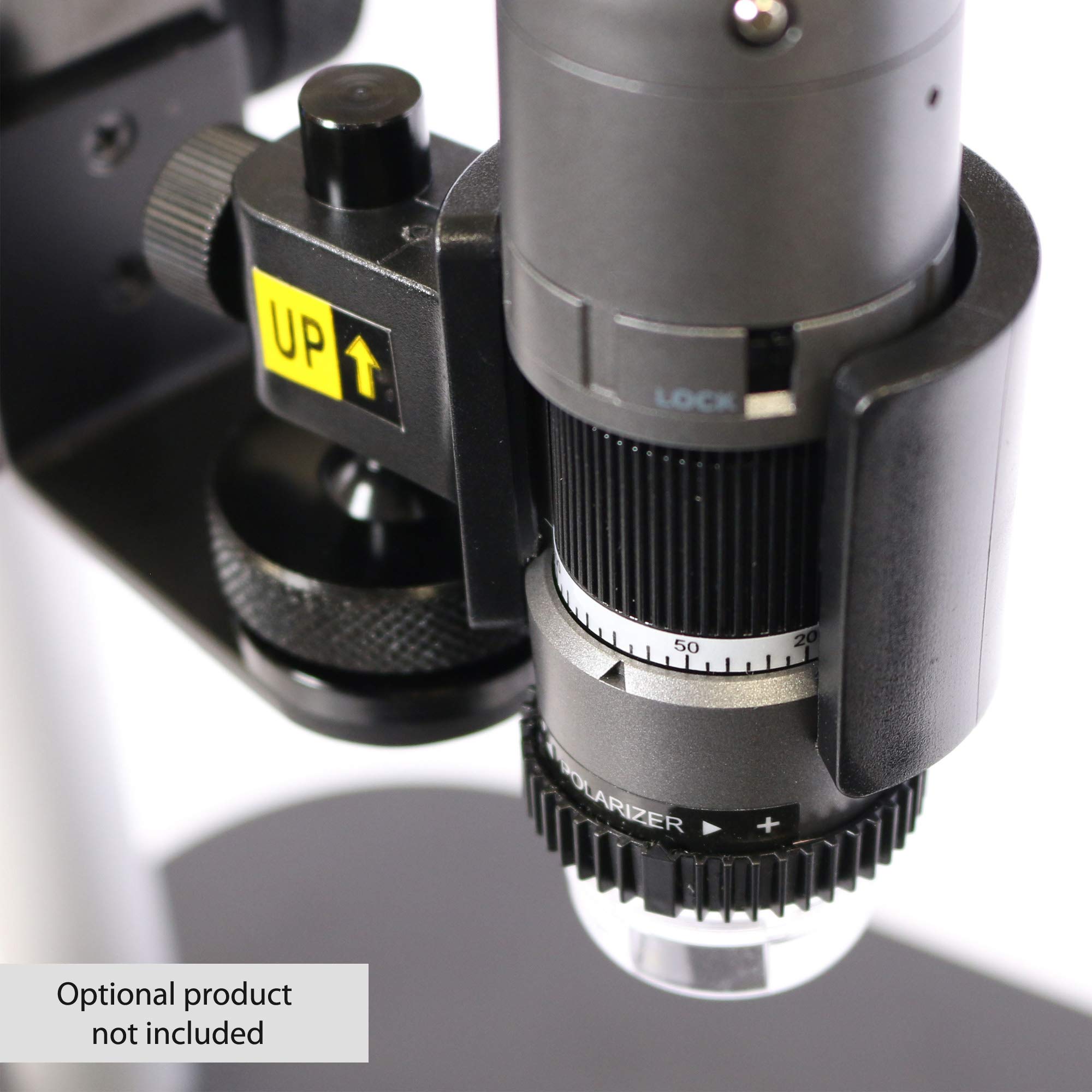 Dunwell Tech MS35B Adjustable Vertical Stand for Dino-Lite Microscopes | 8.07x4.92x12 Inch | Perfect for Lab Work & Precision Inspection