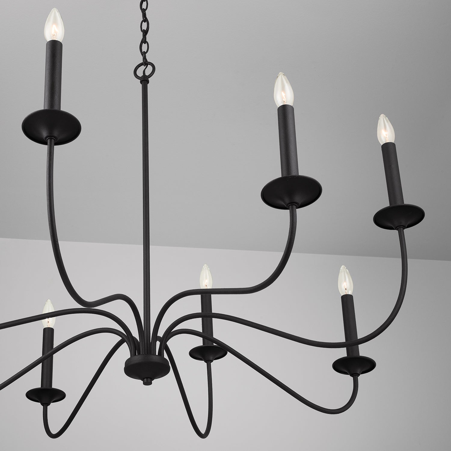 Elegant 8-Light Chandelier by Capital Lighting - Modern Crystal Ceiling Fixture for Dining Room, Living Room & Bedroom Lighting