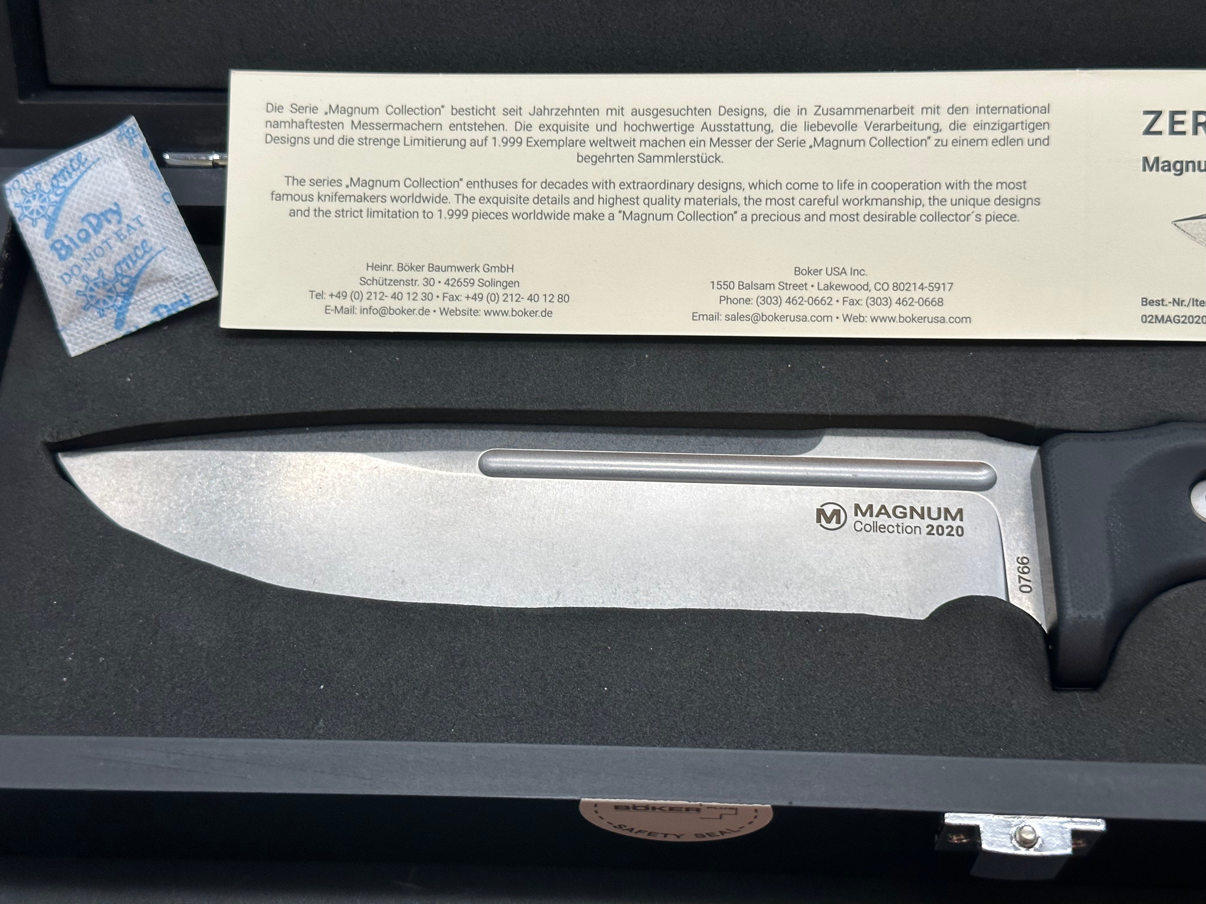 Boker Magnum Pohl 2020 Collection Fixed Blade Knife - 7