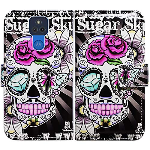 Purple Flower Sugar Skull
