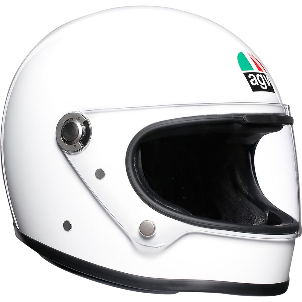 AGV X3000 Mono White Motorcycle Helmet - Lightweight & DOT Certified for Street & Racing - Perfect for Commuting, Track Days & Long Rides