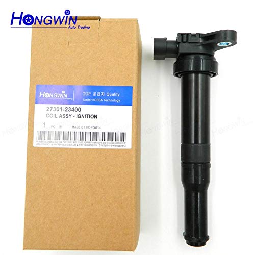 Genuine Ignition Coil 27301-23400 Fits Hyundai Sonata EF Kia Carens Clarus Shuma Optima XTREK - Replacement Part for Smooth Engine Performance & Reliable Starts