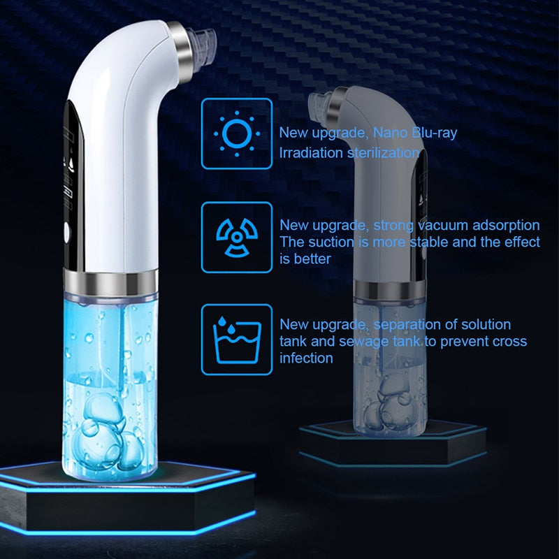Professional USB-Powered Blackhead Remover Vacuum - Portable Pore Cleaner for Face & Nose - Perfect for Home Spa & Skincare Routine