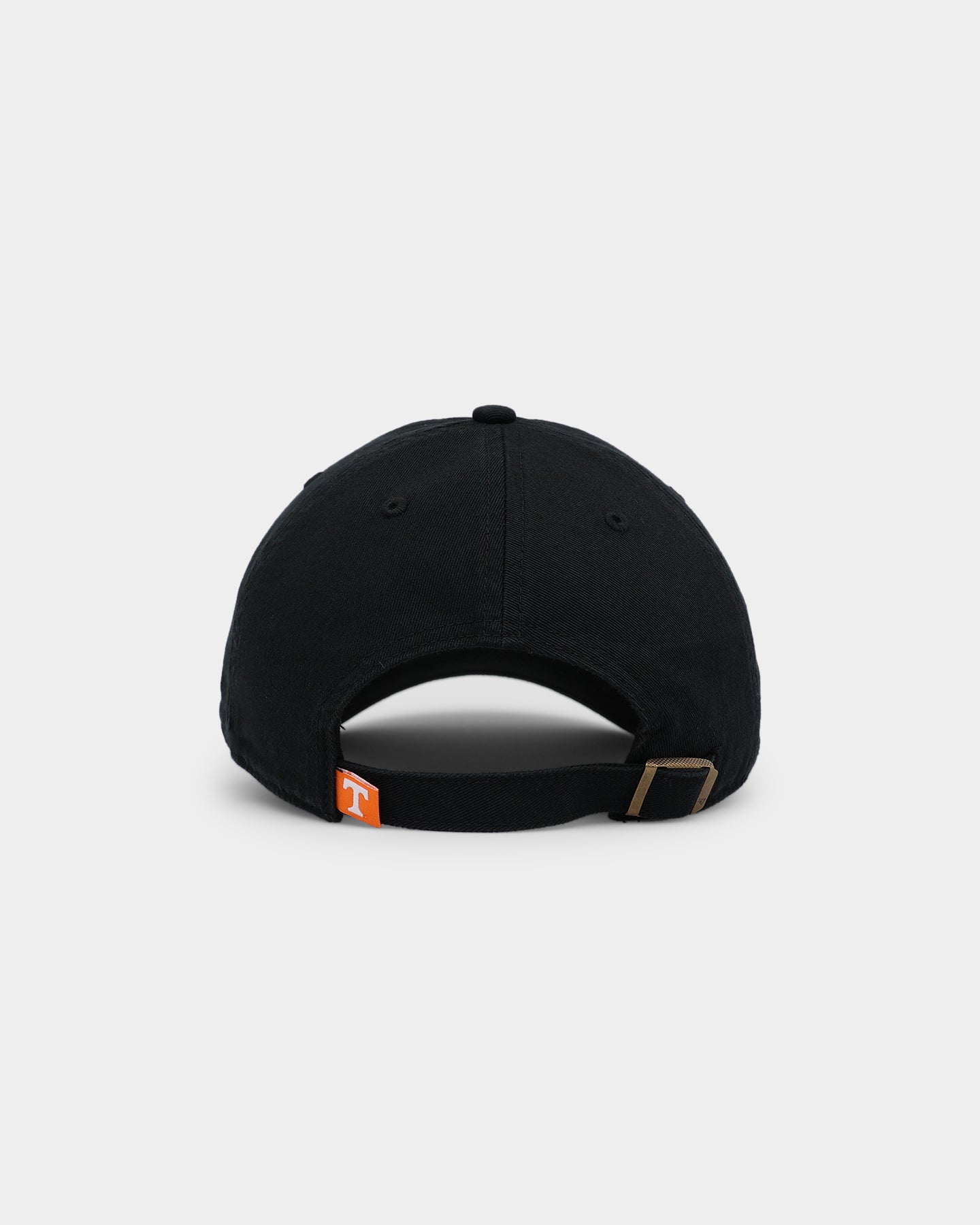 47 Brand Tennessee Volunteers '47 Clean Up Strapback Adjustable Hat - Black NCAA College Fan Cap for Men & Women - Perfect for Game Day, Tailgating & Casual Wear