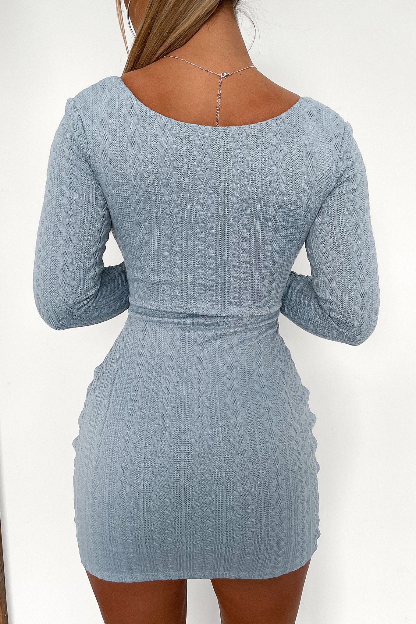 Darlington Dress in Blue - Elegant Women's Casual Summer Dress for Outdoor Events & Parties