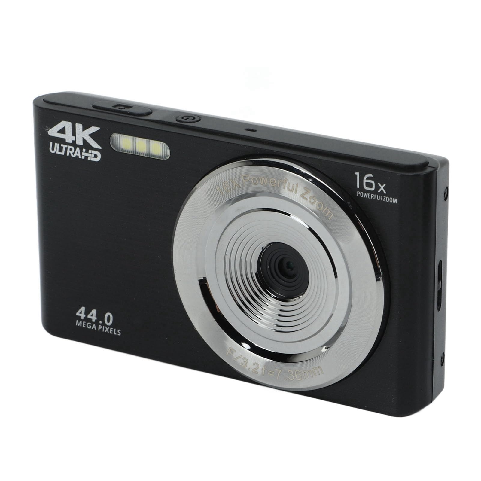 16X Digital Zoom Camera with 4K 44MP HD Resolution - 2.8in LCD Screen, 6X Optical Zoom, Shockproof & Shake Proof Design - Perfect for Travel Photography, Outdoor Adventures, Vlogging and Everyday Use