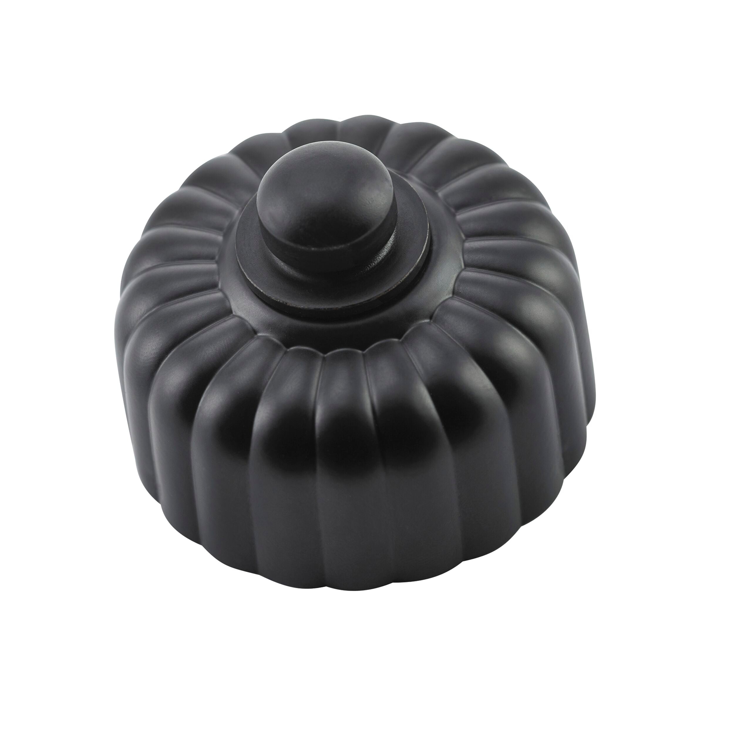 5332 Fan Controller - Fluted Matte Black D55xP40mm - High Performance Cooling for PC, Gaming Rig & Electronics (Ideal for DIY Builds & System Upgrades)