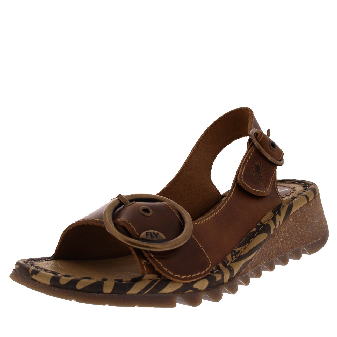FLY London Women's Comfortable Summer Sandals - Stylish Casual & Beach Footwear for Outdoor Walking, Travel, and Vacation