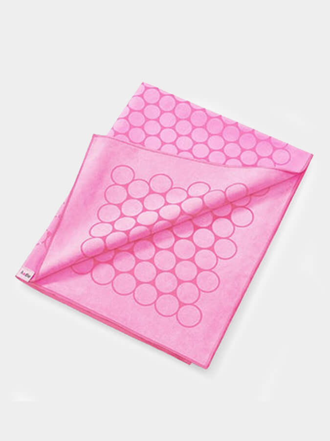 Non-Slip Agoy Gecko Touch Yoga Towel - Ultra Absorbent & Eco-Friendly for Hot Yoga, Pilates & Workouts - Perfect for Grip & Sweat Control in Studios or Home Gym