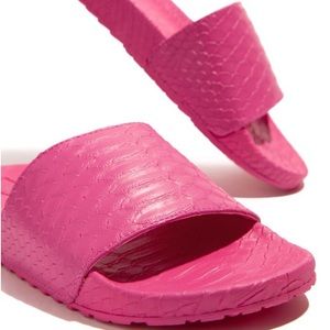 Cute Pink Slides for Women - Soft Comfortable Summer Sandals - Perfect for Beach, Pool, and Indoor Wear