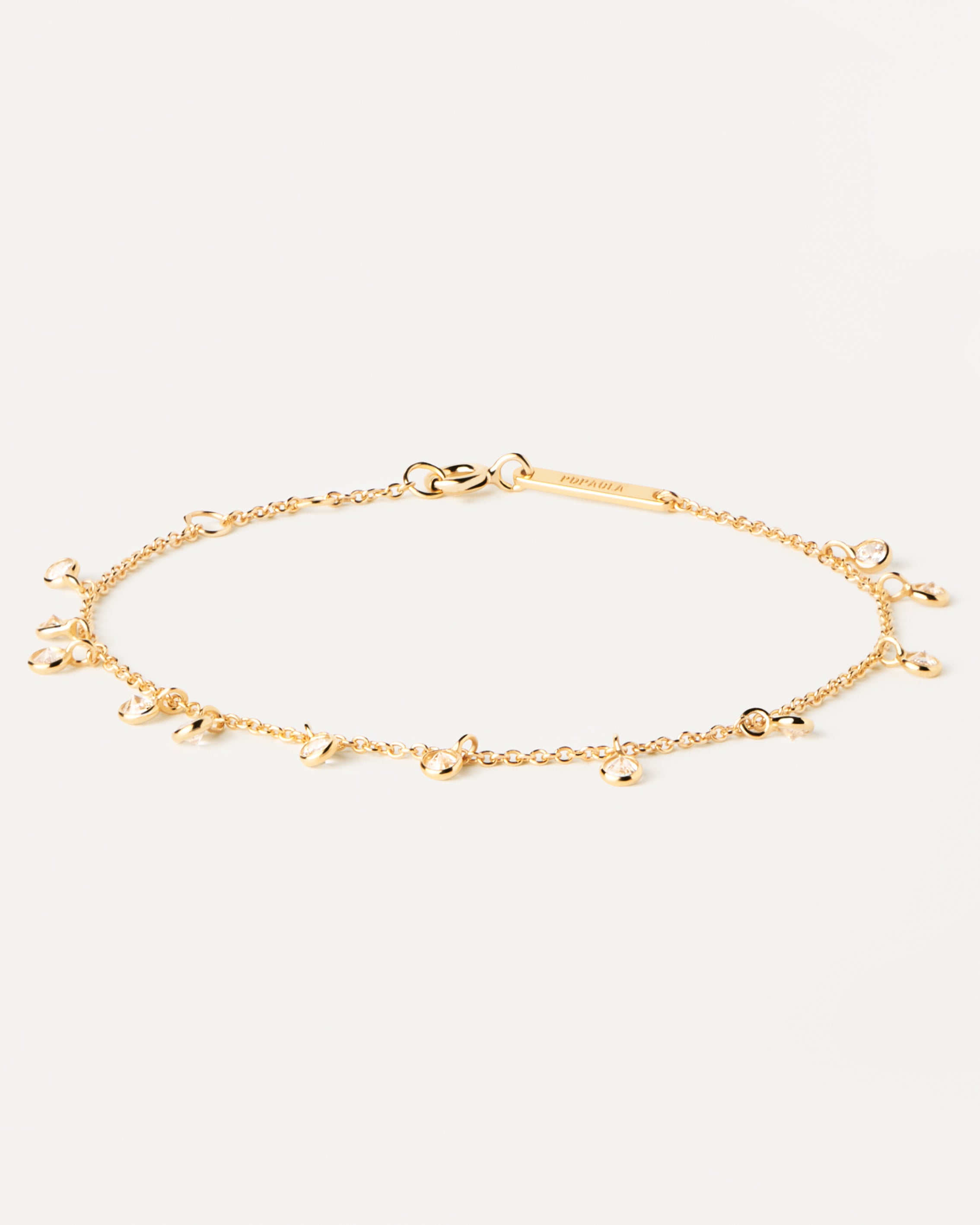 18ct Yellow Gold Vermeil Bliss Bracelet for Women - Elegant & Dainty Stackable Bracelet for Everyday Wear, Gift Giving & Special Occasions