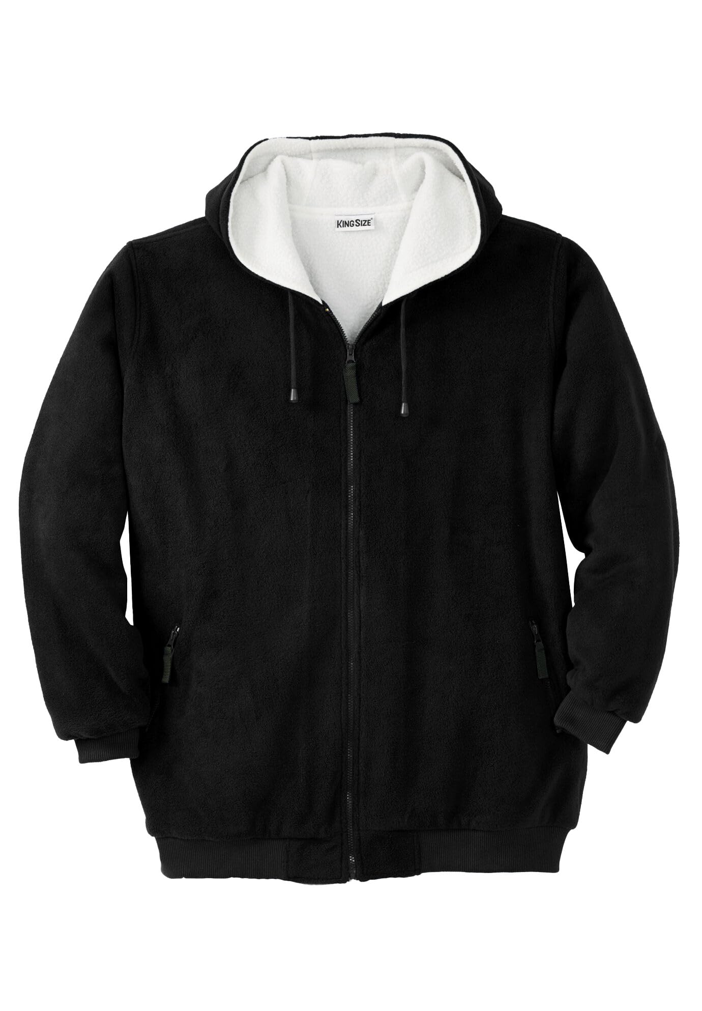 KingSize Men's Big & Tall Explorer Plush Fleece Hoodie - Soft & Warm Winter Pullover for Outdoor Activities, Camping & Casual Wear