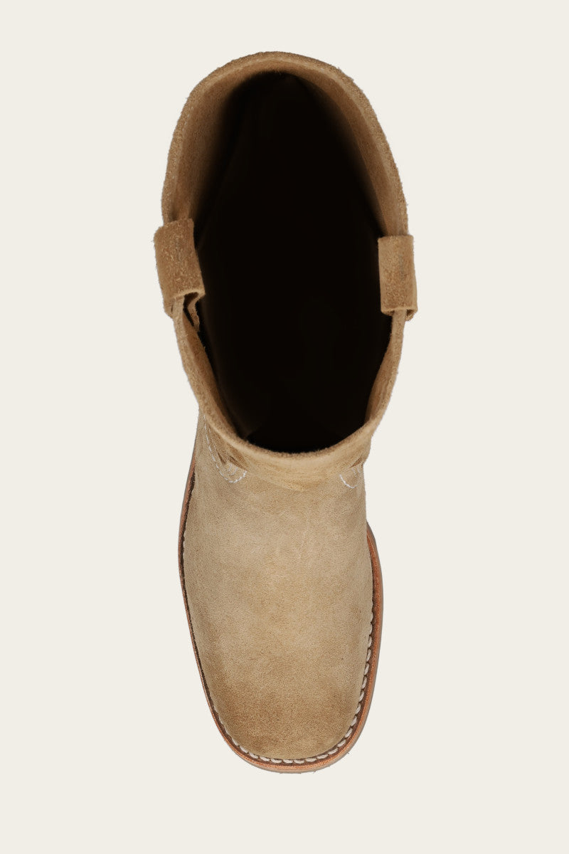 Campus 12R Tan Buck Leather Shoes - Stylish & Comfortable for Men | Perfect for Casual Wear, Office & Outdoor Activities